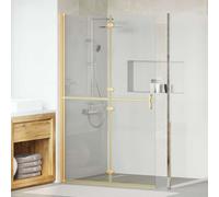 vidaXL Parete doccia walk-in Oro 120 x 6,5 x 190 cm