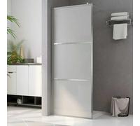 vidaXL Parete per Doccia Walk-in Pannello Laterale per Docce Struttura Box Doccia Schermo Protettivo in Vetro Smerigliato ESG 115x195 cm