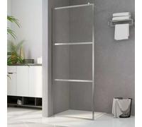 vidaXL Parete per Doccia Walk-in in Vetro Trasparente ESG 80x195 cm