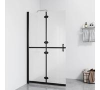 vidaXL Parete per Doccia Walk-in Pieghevole in Vetro ESG 70x190 cm