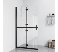 vidaXL Parete per Doccia Walk-in Pieghevole in Vetro ESG 80x190 cm