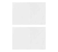 vidaXL 2X Parete per Tendostruttura in PE con Cerniera Bianco Pannello Gazebo