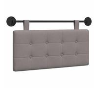 vidaXL Parte anteriore sospesa in tessuto, elegante testiera sospesa per camera da letto, moderna e salvaspazio, imbottita e montata a parete