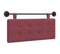 vidaXL Parte anteriore sospesa in tessuto, elegante testiera sospesa per camera da letto, moderna e salvaspazio, imbottita e montata a parete