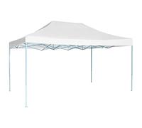 vidaXL Partytent inklapbaar 280x410x315 cm staal wit