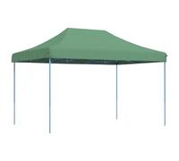vidaXL Tenda da festa pieghevole pop-up Verde 410x279x315 cm