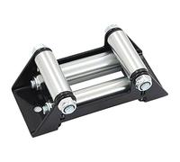 vidaXL Passacavo a 4 Vie Guida Cavo Verricello e Tamburo a Rulli Argano Carrucola Robusto Attrezzi Trazione Garage in Acciaio 3500-4500 lb