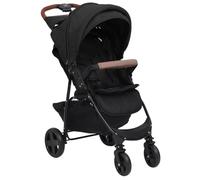 vidaXL Passeggino 2 in 1 Antracite in Acciaio