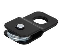 vidaXL Pastecca 4t con Inversione Direzione Trazione Sollevatore Puleggia per Cavi Bozzello Strumento Traino in Acciaio Verniciato Nero