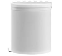 vidaXL Pattumiera da Incasso per Cucina in Plastica 12 L