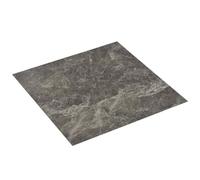 vidaXL Pavimenti 55 pz Nero 5,11 mq PVC, Idee moderne e quadrate per pavimenti fai da te che danno un look elegante, affidabile e durevole nel tuo ufficio con opzioni in PVC adesivo s