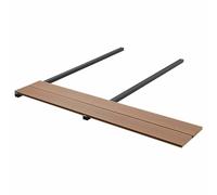 vidaXL Pavimento da Deck 90 pz Teak riciclato WPC