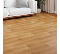 vidaXL Pavimento in laminato 15 pcs Beige chiaro 101 x 20 x 0,8 cm
