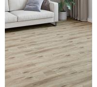 vidaXL Pavimento in laminato 15 pcs Marrone Sbiancato