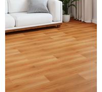 vidaXL Pavimento in laminato 5 pcs Beige 101 x 20 x 0,8 cm, Soggiorno, Pavimento Lamato Rettangolare Moderno per Case, Resistente, Sistema a Click, Stampa Unica