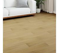 vidaXL Pavimento in laminato 5 pcs Crema Chiara 101 x 20 x 0,8 cm, Soggiorno, Pavimento Lamato Rettangolare Moderno per Case, Resistente, Sistema a Click, Stampa Unica