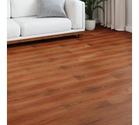 vidaXL Pavimento laminato 101 x 20 x 0,8 cm, rettangolare, moderno, per soggiorno, resistente all'usura, sistema a clic, design unico, 5 pezzi, colore: marrone miele