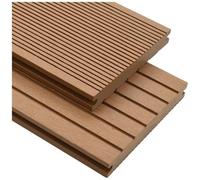 VIDAXL - Pavimento Per Esterni In Wpc Pieno Accessori 16 M 2,2 M Teak