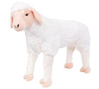 vidaXL Pecora di Peluche Bianca XXL Giocattolo Pupazzo Morbido Tenero Bambini