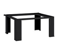 vidaXL Pedestallo per Lavatrice Nero 64 x 55 x 32,5 cm Acciaio