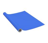 vidaXL Pellicola Autoadesiva per Mobili Blu Lucido 500x90 cm in PVC