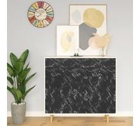 vidaXL Pellicola Autoadesiva per Mobili Nero Pietra 500x90 cm in PVC