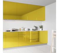 vidaXL Pellicola Autoadesiva per Mobili Oro Lucido 500x90 cm in PVC