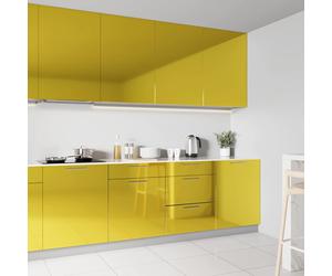 vidaXL Pellicola Autoadesiva per Mobili Oro Lucido 500x90 cm in PVC