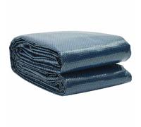 vidaXL Pellicola Galleggiante Solare PE per Piscina 417 cm Nero e Blu
