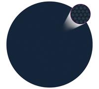 vidaXL Pellicola Galleggiante Solare PE per Piscina 488 cm Nero e Blu
