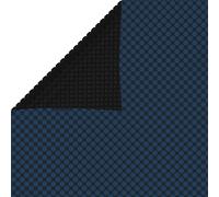 vidaXL Pellicola Galleggiante Solare PE Piscina 500x300 cm Nero e Blu