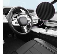 vidaXL Pellicola per Auto 3D Nera 100x150 cm