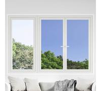 vidaXL Pellicola per Finestra Solare Riflettente Statica Argento PVC