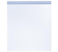 vidaXL Pellicola Statica Smerigliata Grigio 60x500 cm PVC