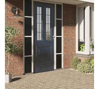 vidaXL Pellicola Vetri Statica Smerigliata Nera 90x1000 cm PVC