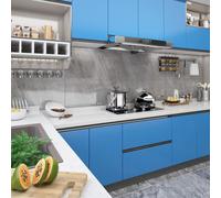 vidaXL Pellicole Autoadesive per Mobili 2 pz Azzurre 500x90 cm PVC