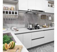 vidaXL Pellicole Autoadesive per Mobili 2 pz Bianche 500x90 cm in PVC