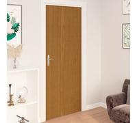 vidaXL Pellicole Autoadesive per Porte 2 pz Rovere Chiaro 210x90cm PVC