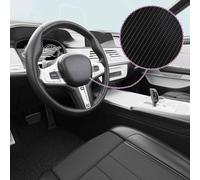 vidaXL Pellicole per Auto 2 pz 4D Nero 100x150 cm+50x150 cm