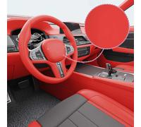 vidaXL Pellicole per Auto 2pz Rosso Opaco 100x150cm + 50x150cm