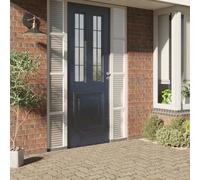 vidaXL Pellicole per Finestre Design Smerigliato a Strisce in PVC