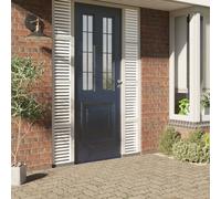 vidaXL Pellicole per Finestre Smerigliate 2pz Motivo a Righe in PVC