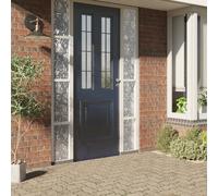 vidaXL Pellicole per Finestre Smerigliate 2pz Motivo Fiore in PVC