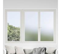 vidaXL Pellicole per Finestre Smerigliate Grigie in PVC