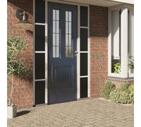 vidaXL Pellicole per Vetri Statiche Smerigliate Nere 3pz in PVC