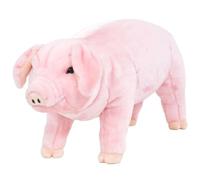 vidaXL Maialino in Peluche in Piedi Rosa XXL