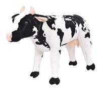 vidaXL Peluche a forma di mucca in piedi XXL per bambini
