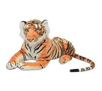 vidaXL Giocattolo in Peluche Tigre Marrone XXL