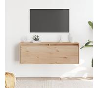 vidaXL Pensile 100x30x35 cm in Legno Massello di Pino