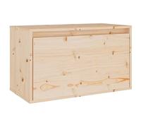 vidaXL Pensile 60x30x35 cm in Legno Massello di Pino